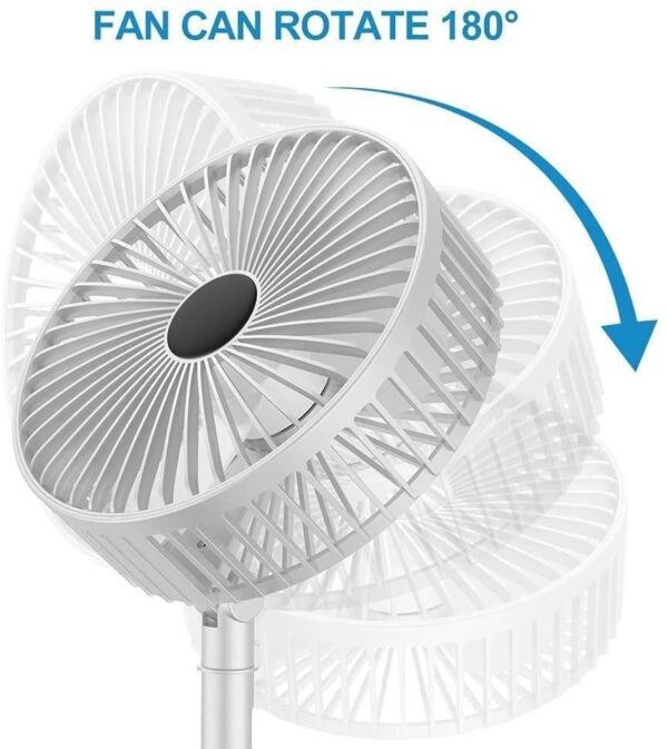 Powerful Rechargeable Table Fan - Image 2